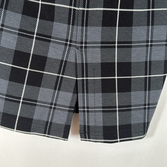 Torrid Black & Grey Plaid Checkered Pencil Skirt - Picture 6 of 7